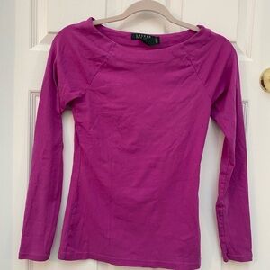 Ralph Lauren Magenta Long Sleeve Shirt - S